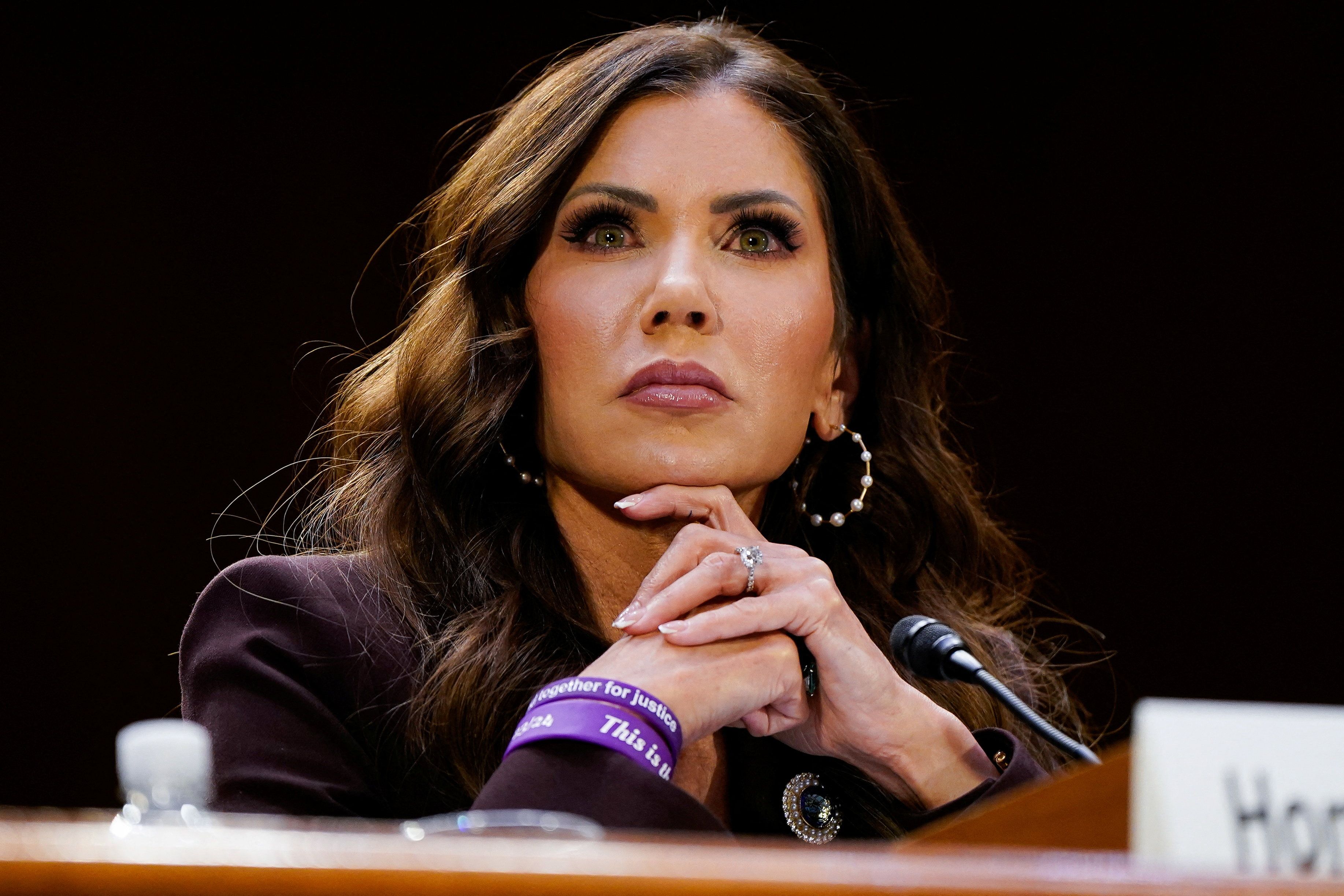 Former Homeland Security secretary Kristi Noem