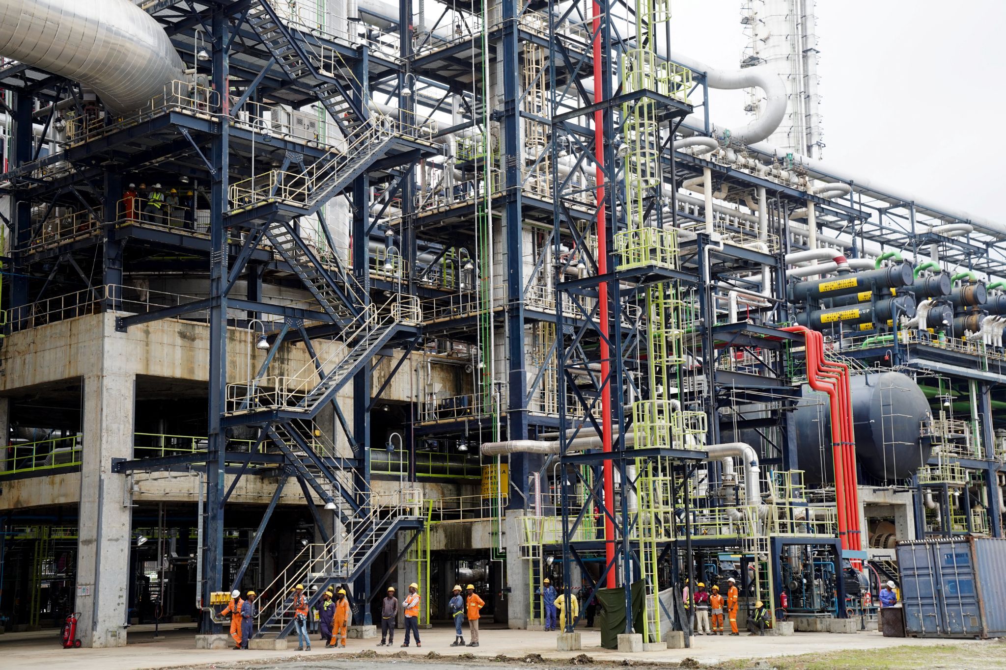 Dangote Petroleum Refinery in Lagos, Nigeria.