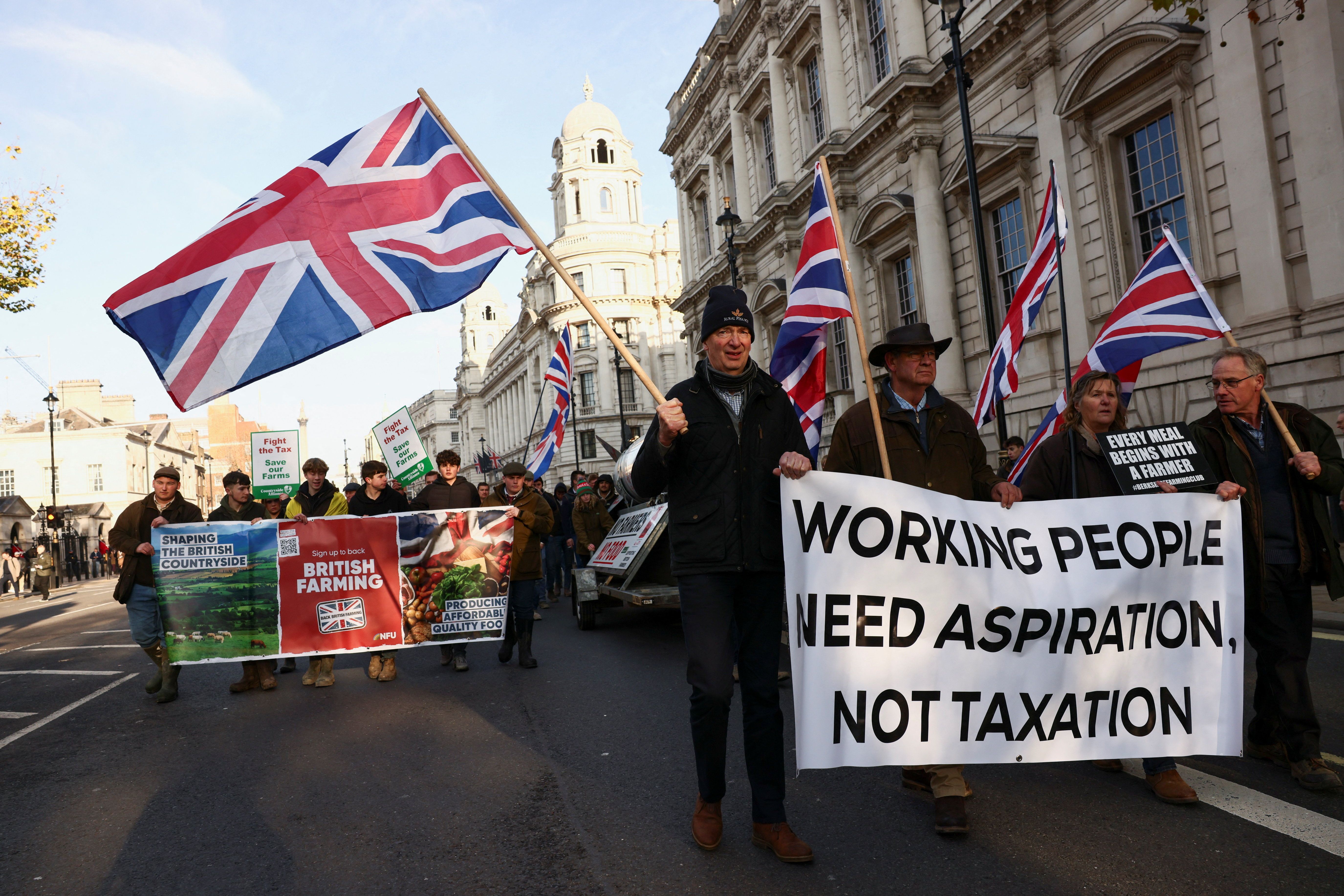 Protests on the day Reeves presents annual budget.