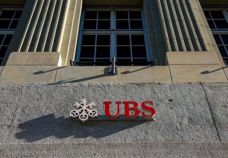 A UBS logo.