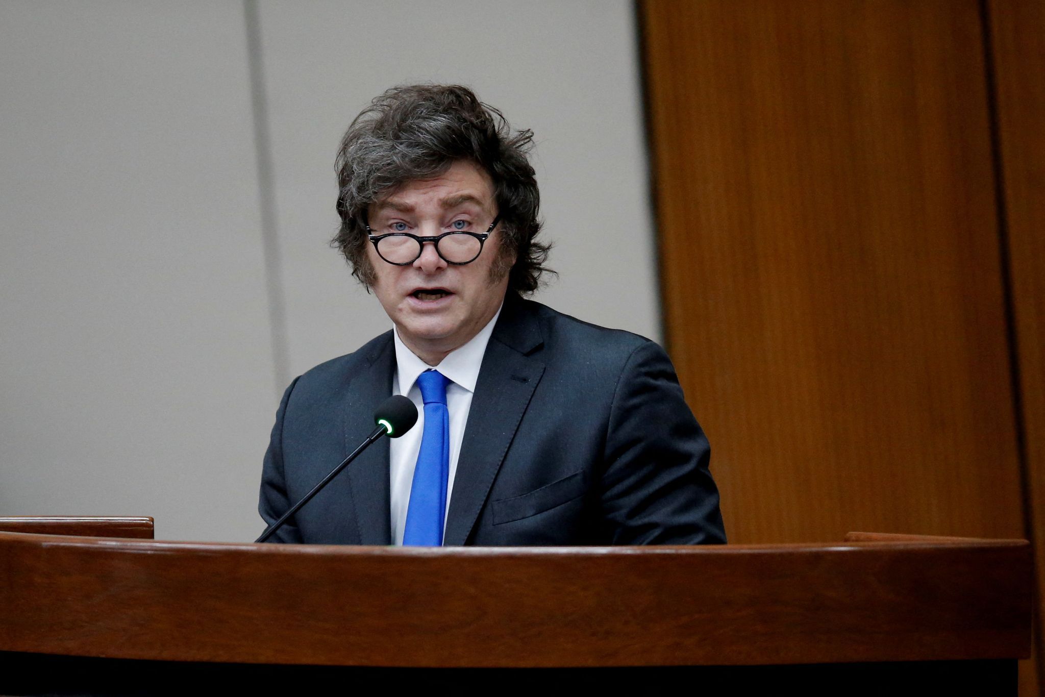 Argentine president Javier Milei.