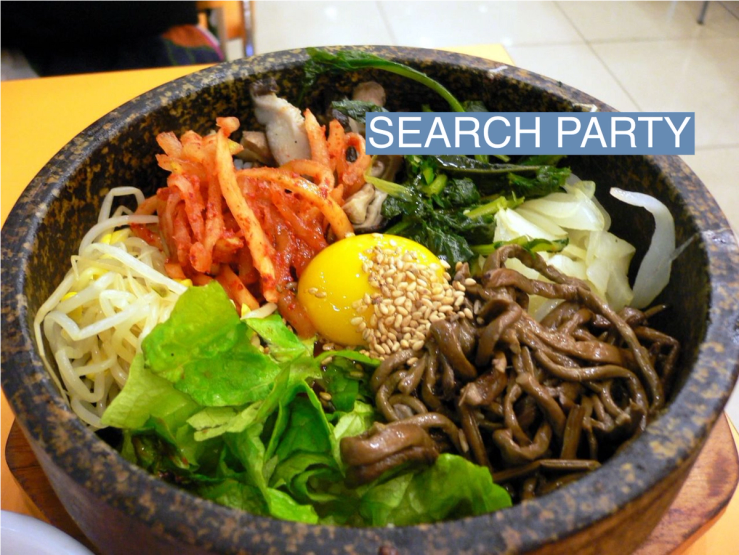 A dish of traditional South Korean bibimbap