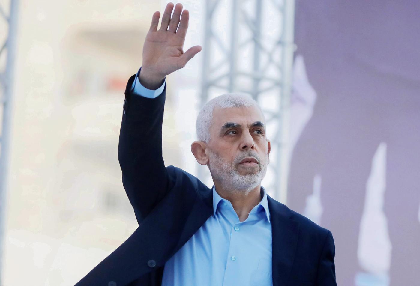 Yahya Sinwar, head of the Hamas's political wing in the Gaza Strip