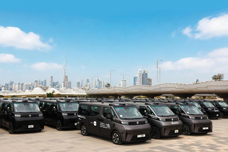 WeRide’s Robotaxi fleet in Dubai.