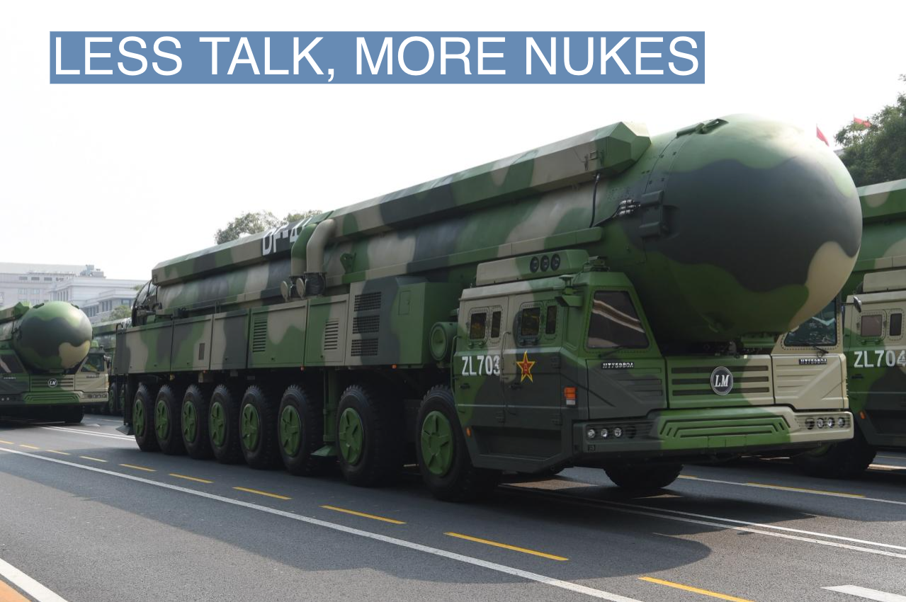 China rejects nuclear talks with the US as it looks to strengthen its ...