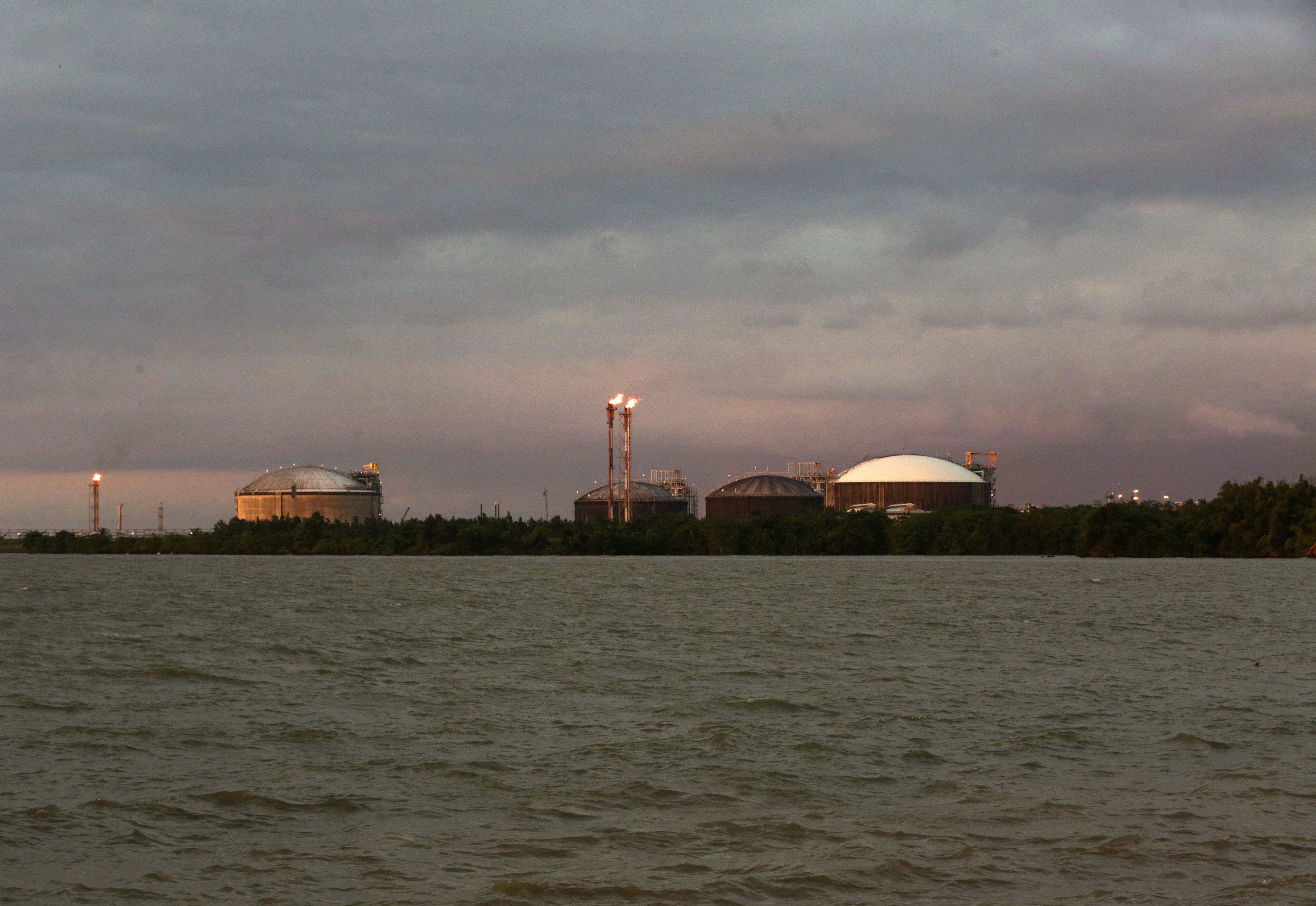 Liquid natural gas plant.