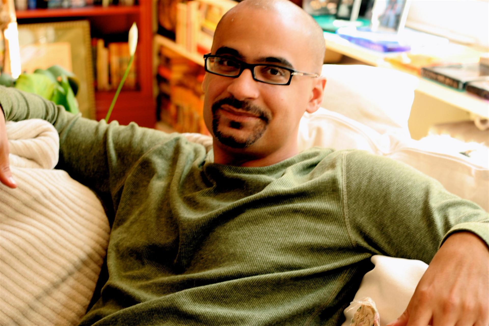 Publicity shot of Junot Diaz