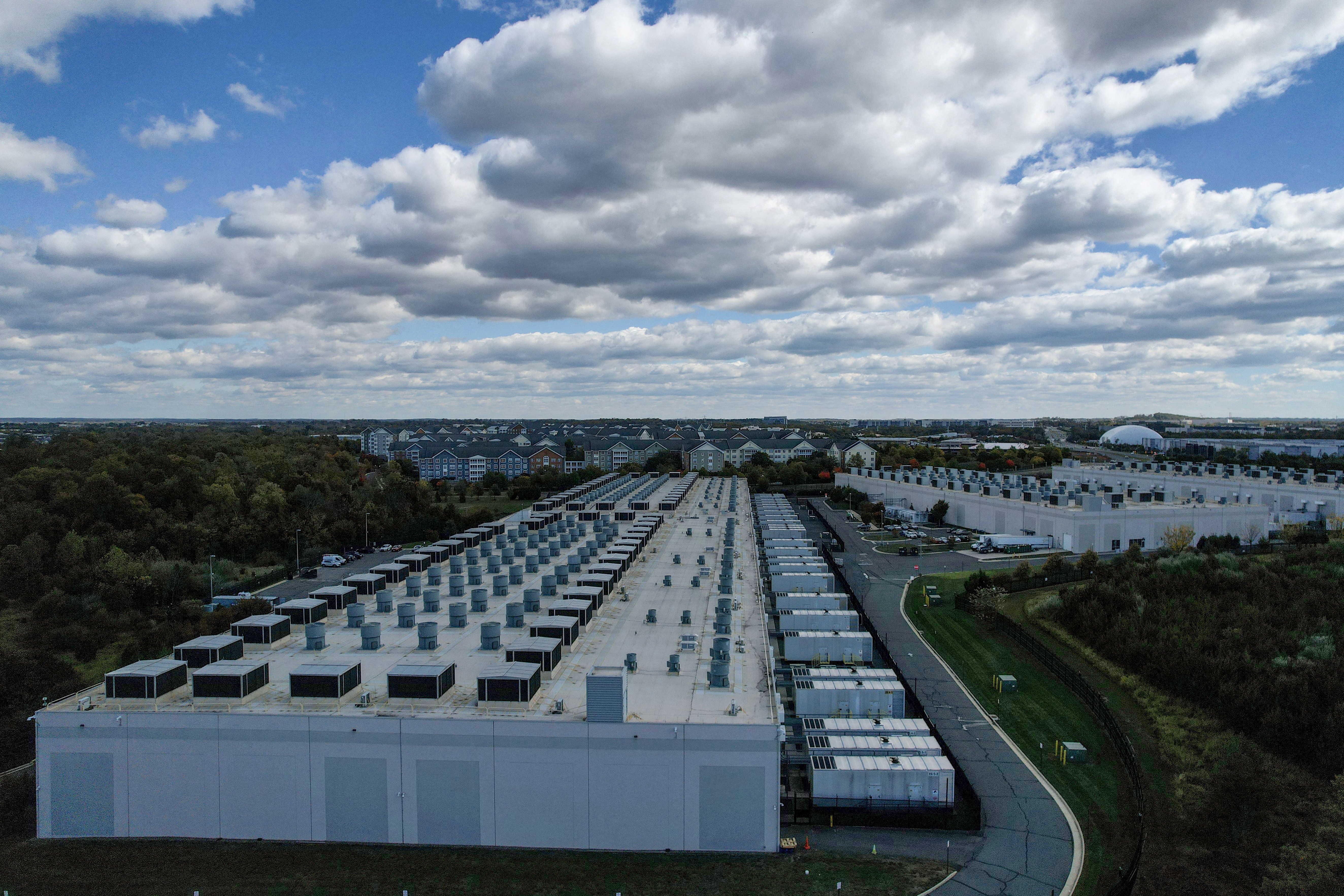 A data center in Virginia.