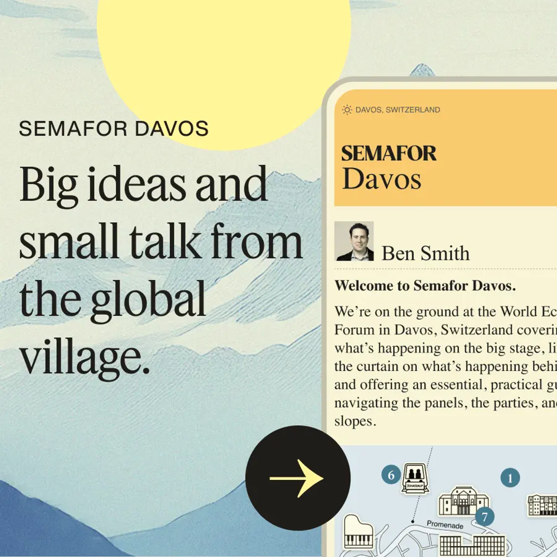 Semafor Davos poster