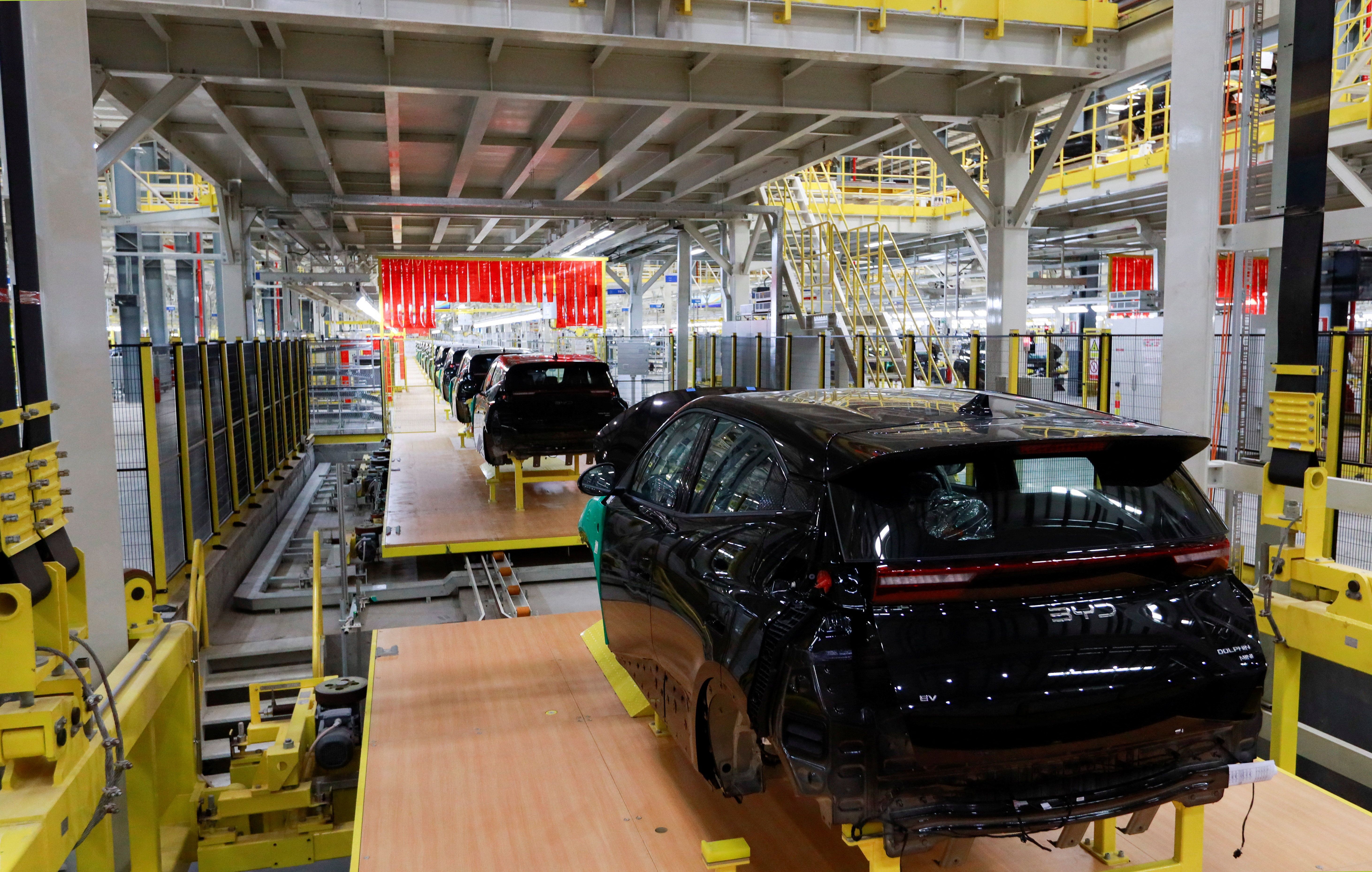 BYD production line