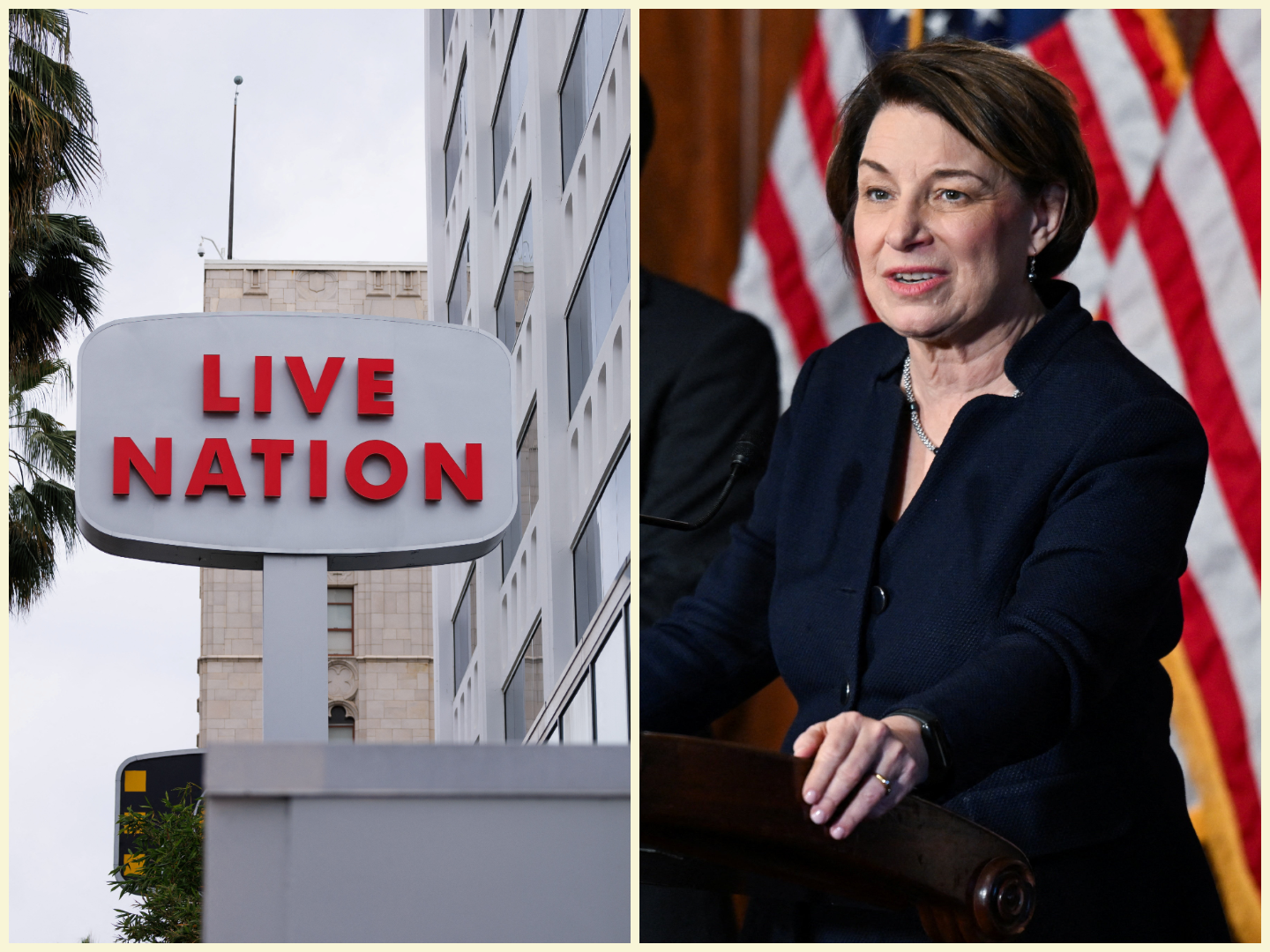Live Nation and Amy Klobuchar 