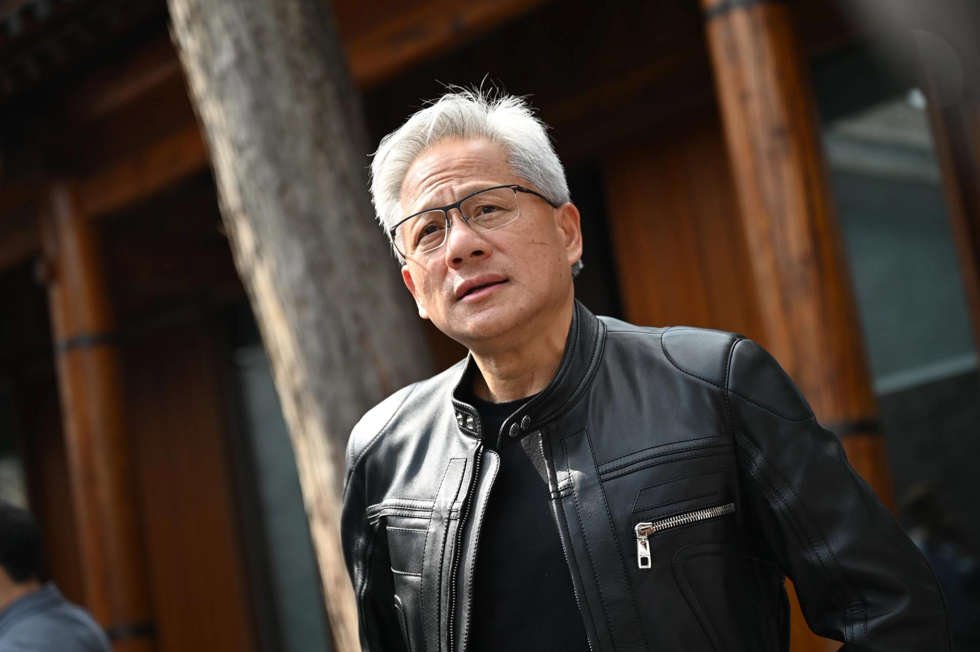Nvidia CEO Jensen Huang in China.