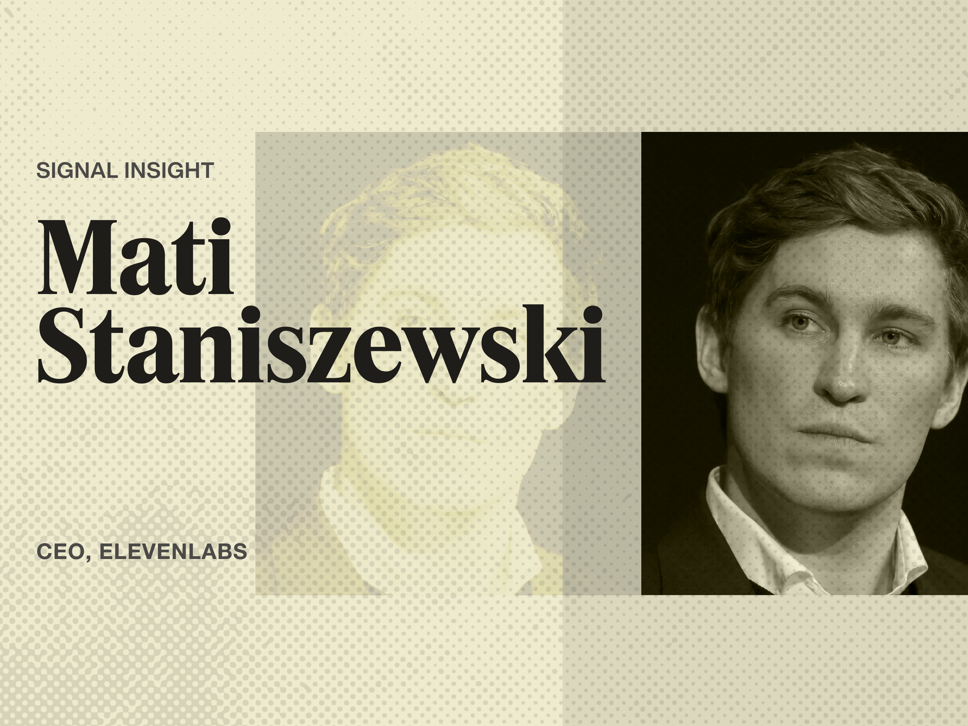 ElevenLabs CEO Mati Staniszewski