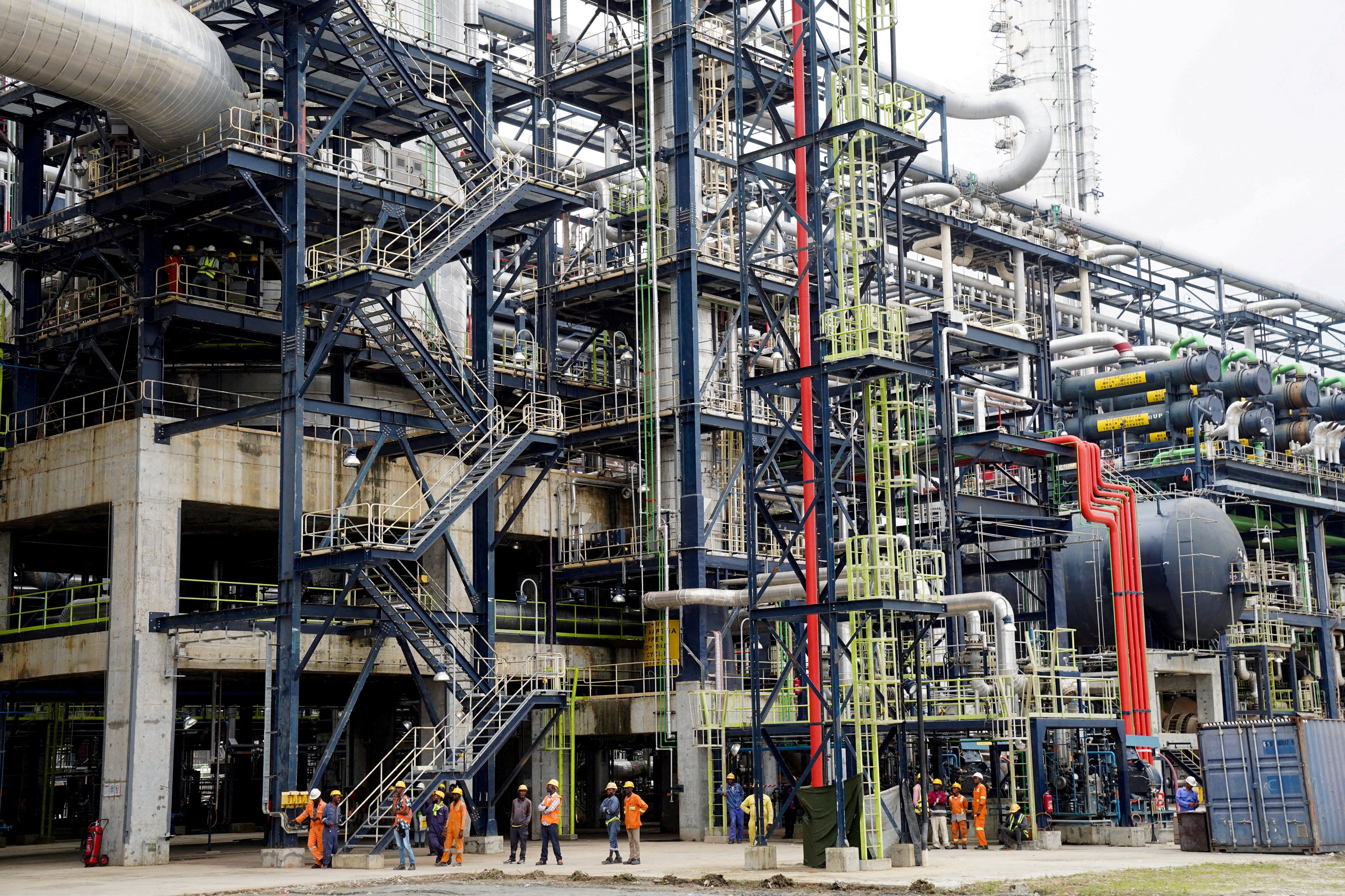 Dangote Petroleum Refinery in Lagos. Marvellous Durowaiye/File Photo/Reuters