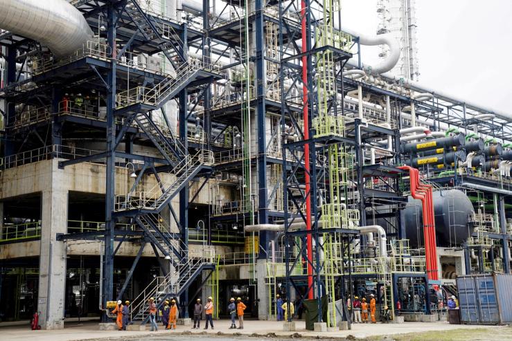 Dangote Petroleum Refinery in Lagos. Marvellous Durowaiye/File Photo/Reuters
