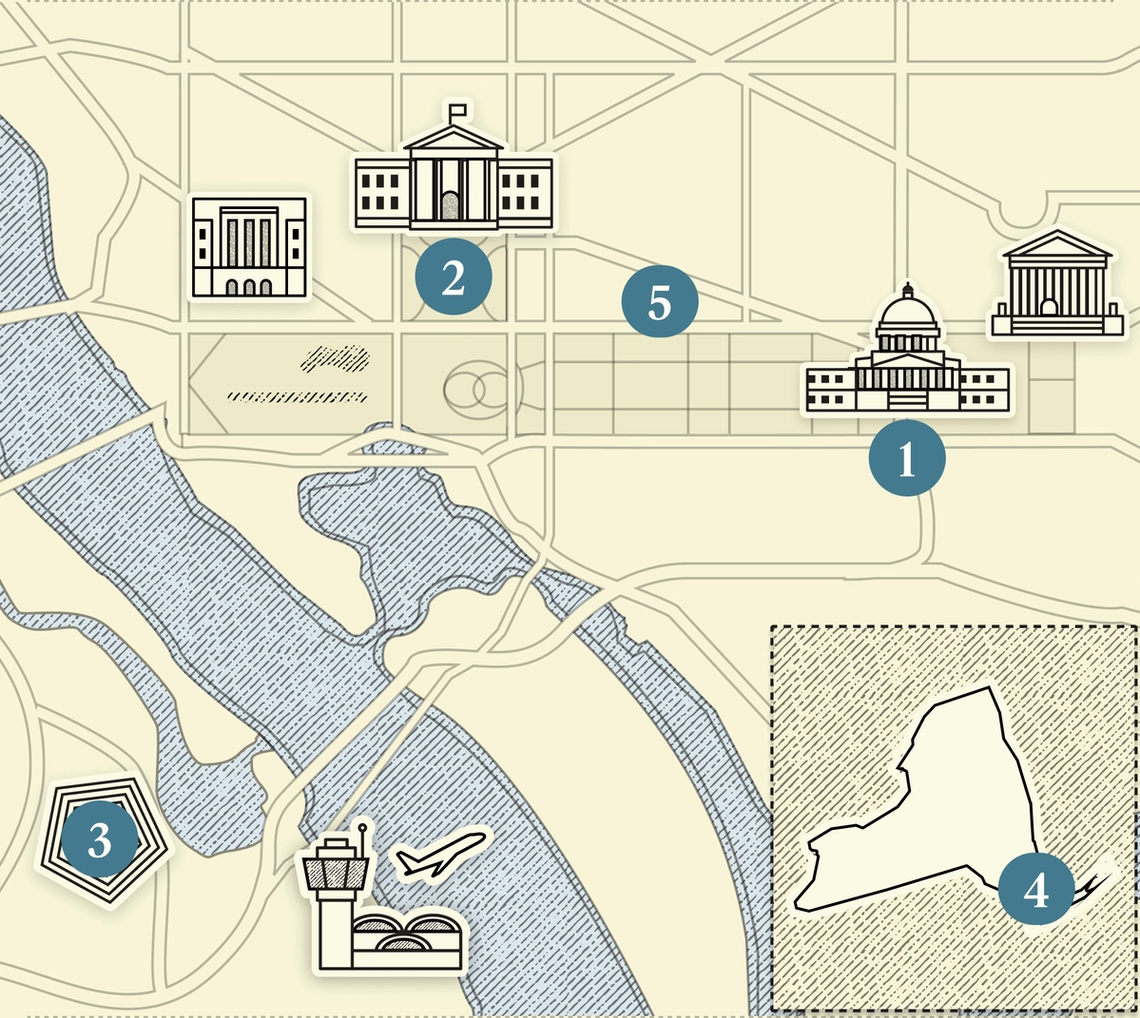 Map of Washington, DC