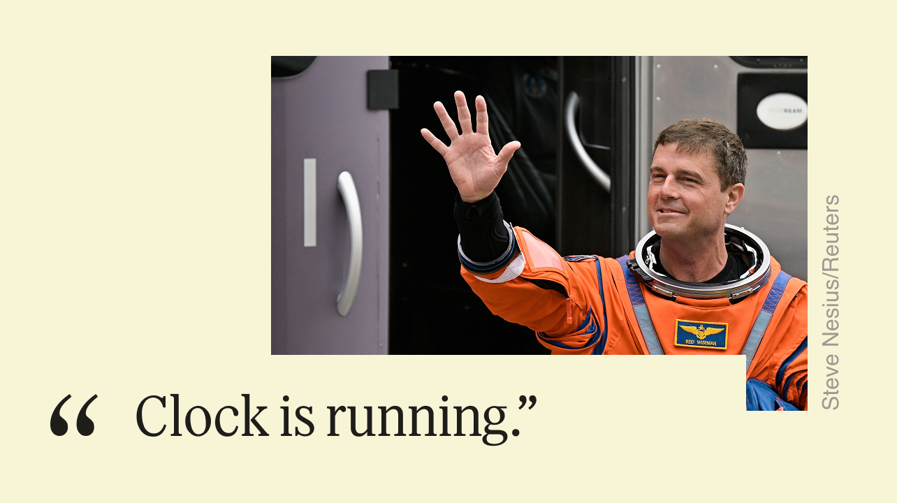 “Clock is running.”