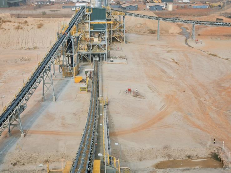 Endeavour Mining gold mining site in Burkina Faso.
