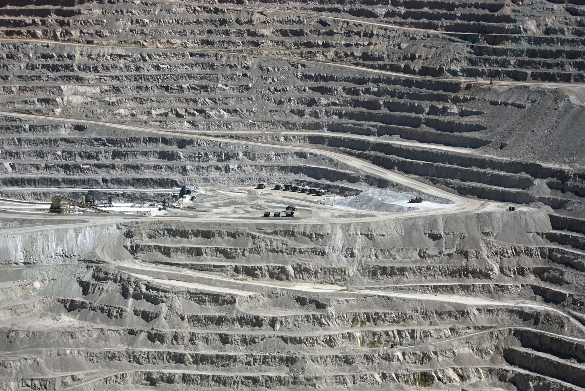 A view of the BHP Billiton’s Escondida, the world’s biggest copper mine. 