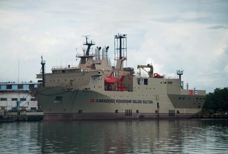 Turkish powership Karadeniz Belgin Sultan.