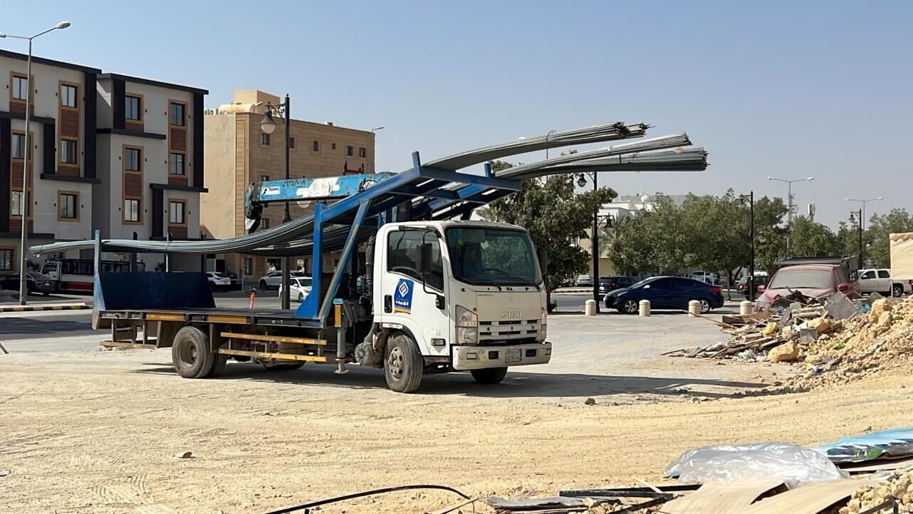 Construction in Saudi Arabia.