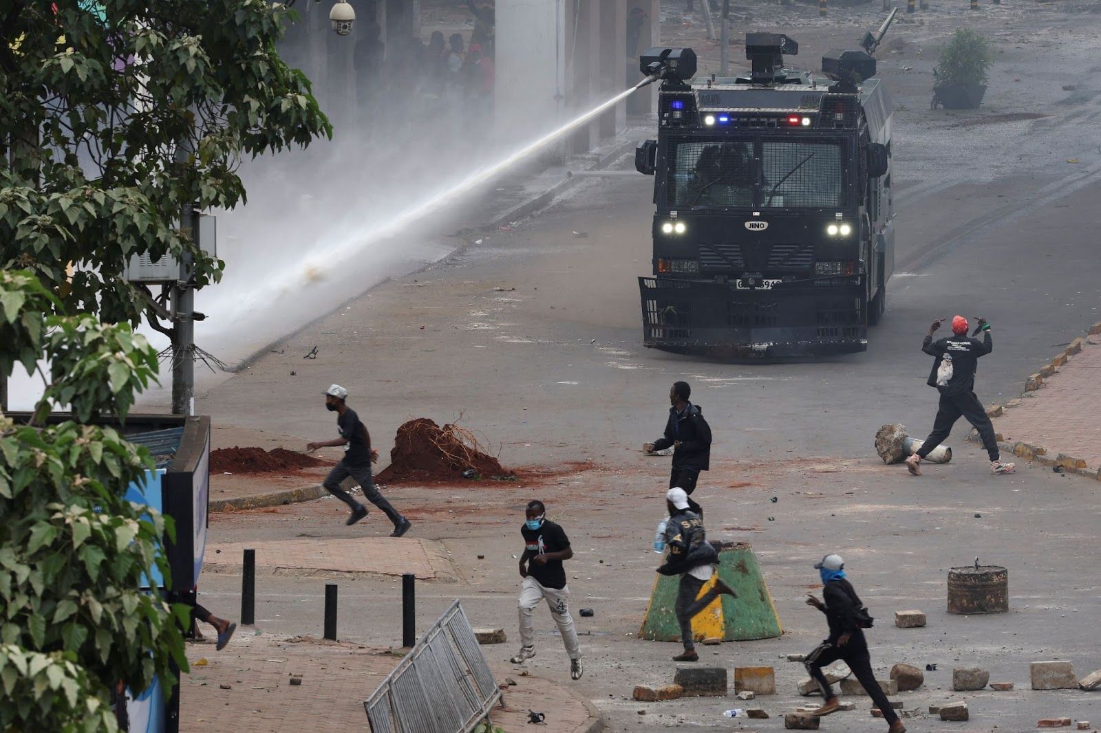 The protests in Nairobi