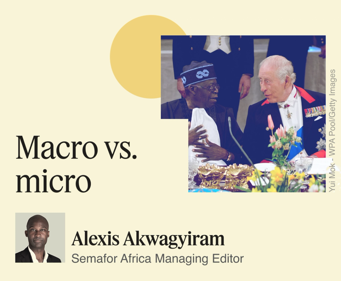 Macro vs. micro, Alexis Akwagyiram.