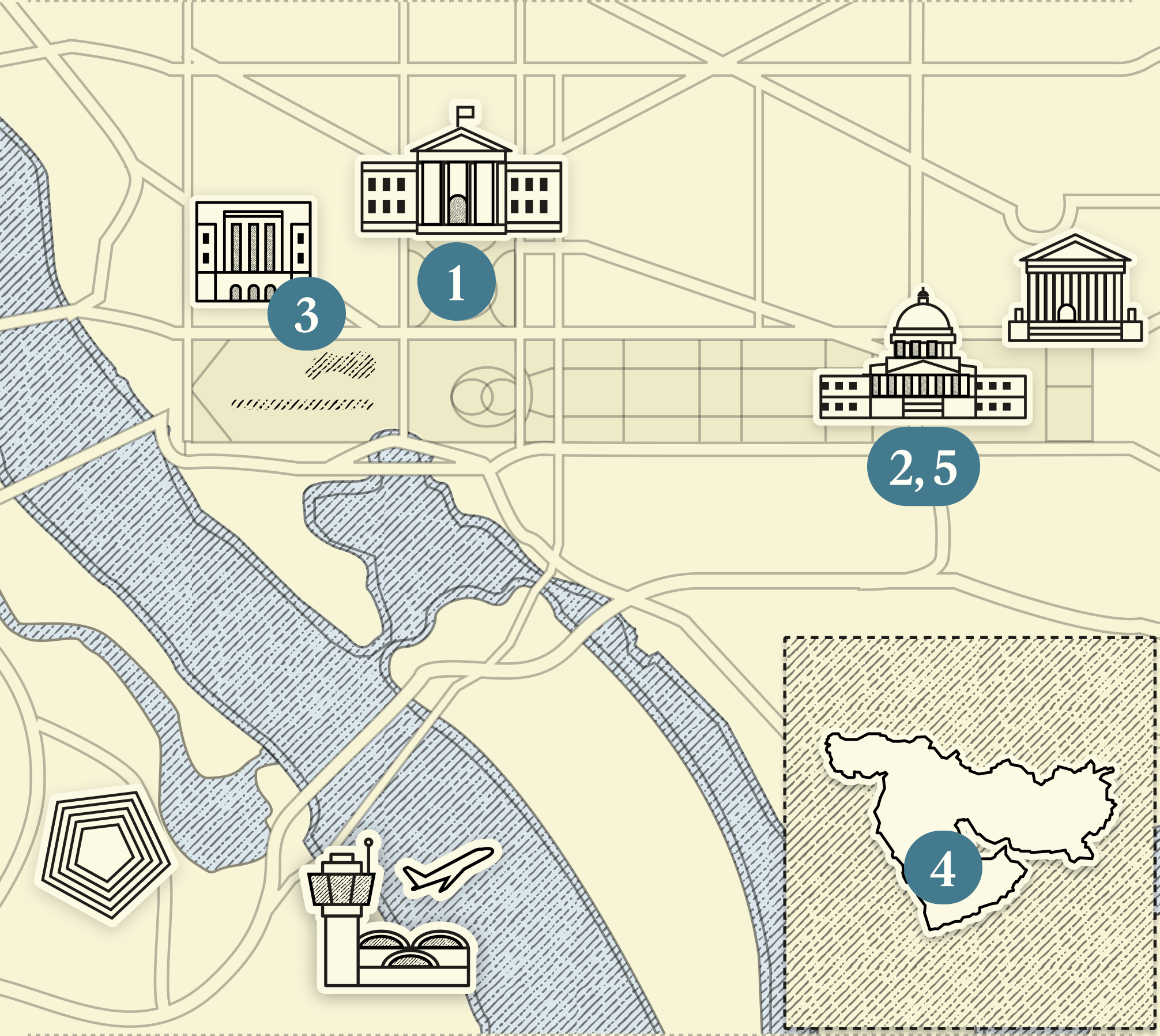 Map of Washington, DC