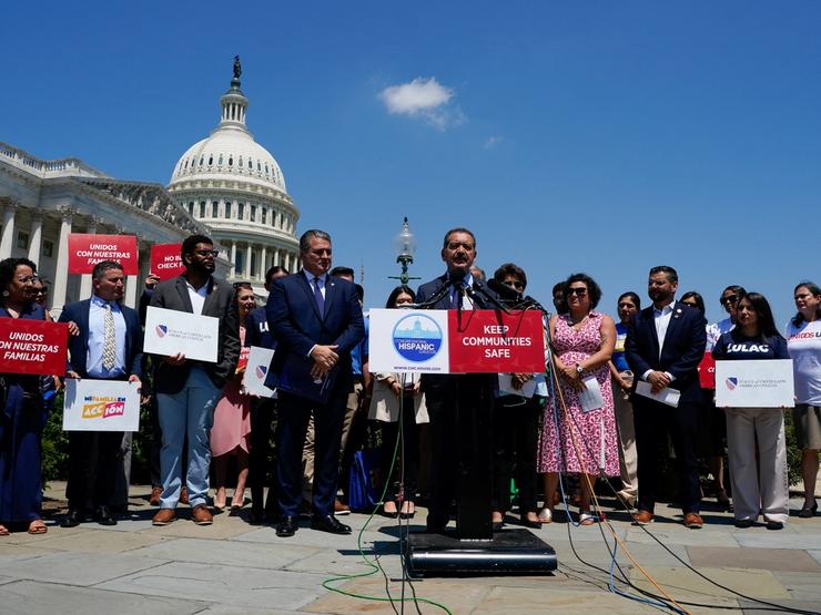 A Congressional Hispanic Caucus news conference