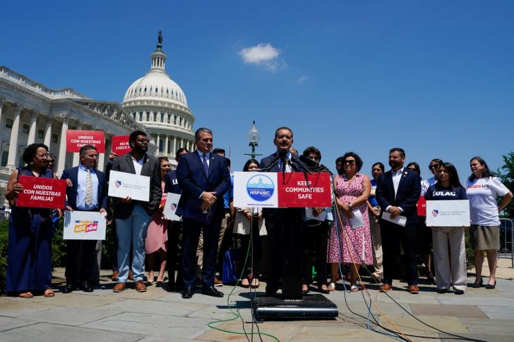 A Congressional Hispanic Caucus news conference