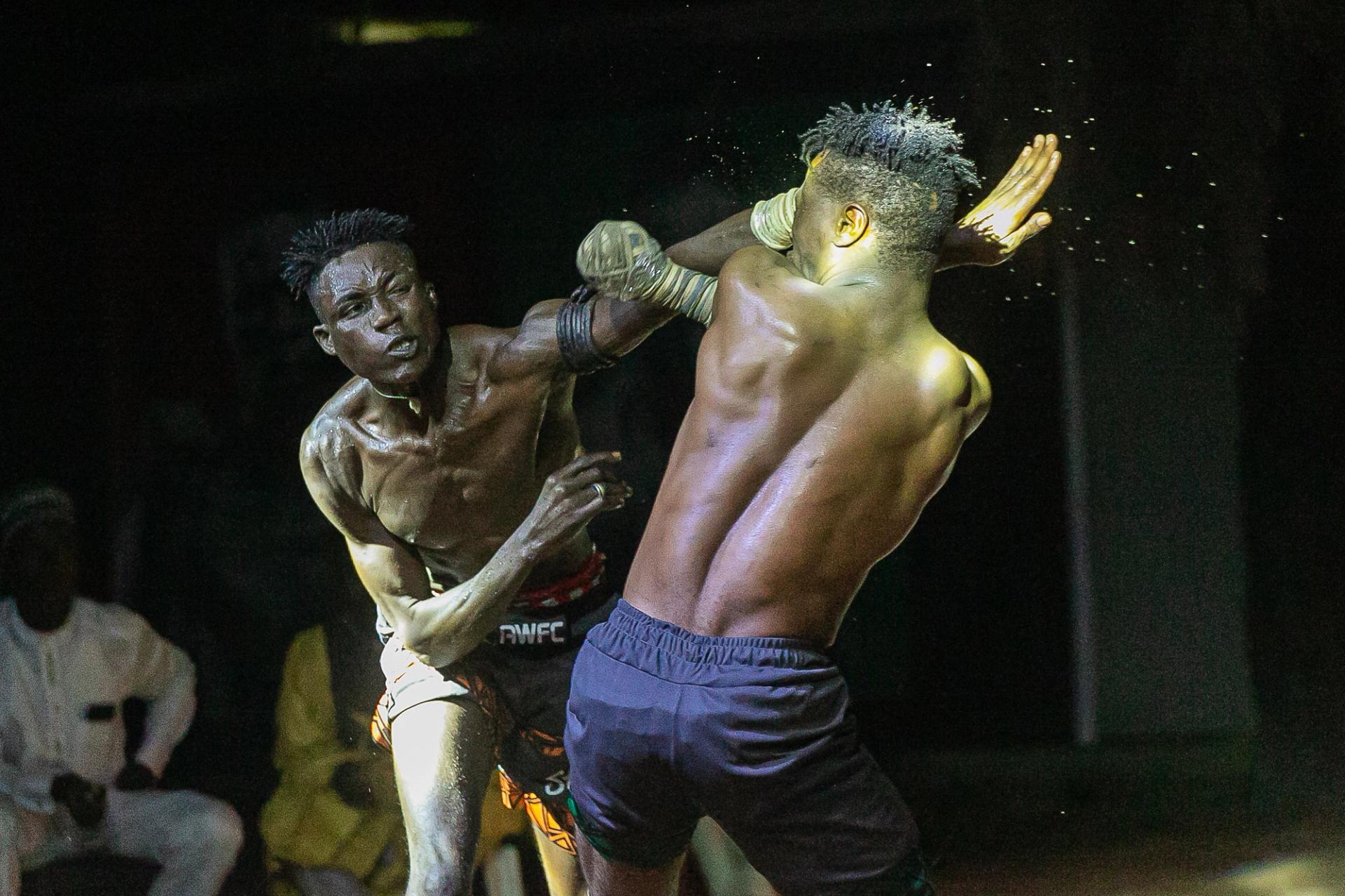 Dambe fighters in Nigeria