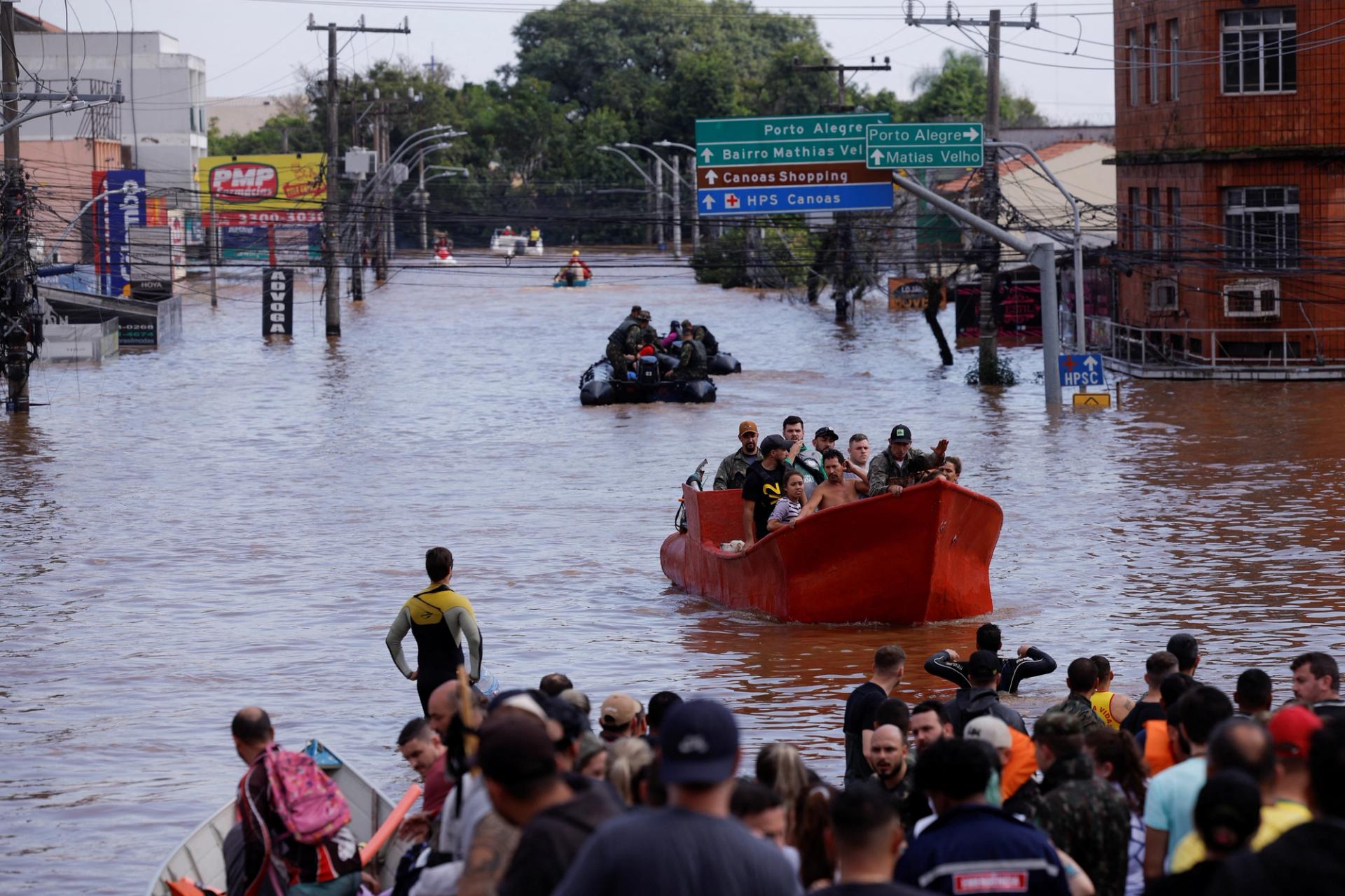 Brazil floods.