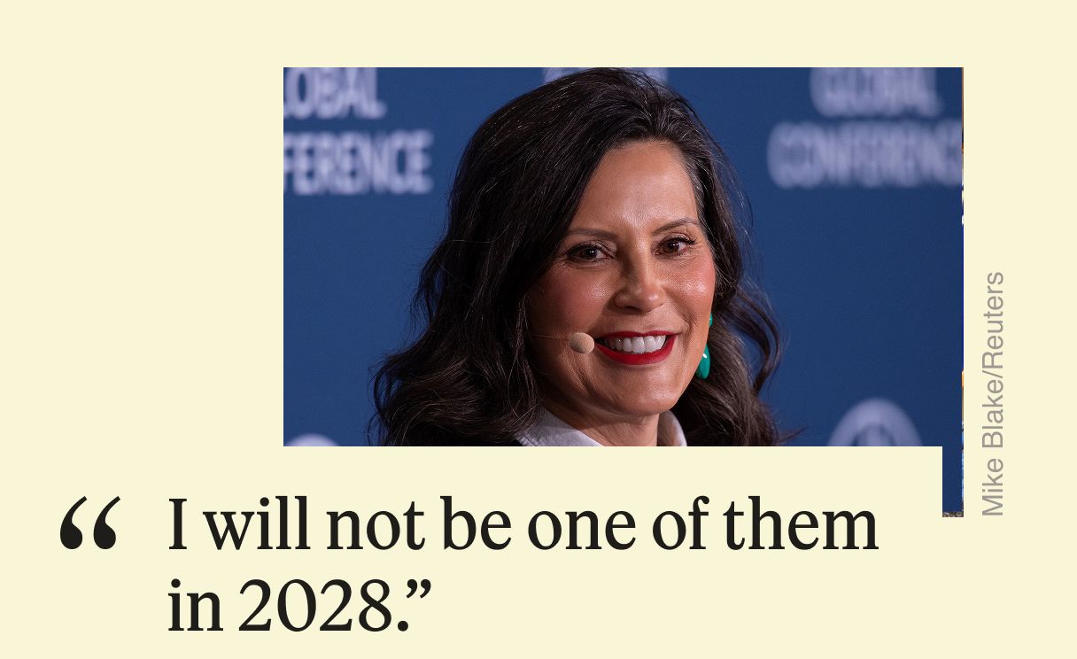 “I will not be one of them in 2028.”