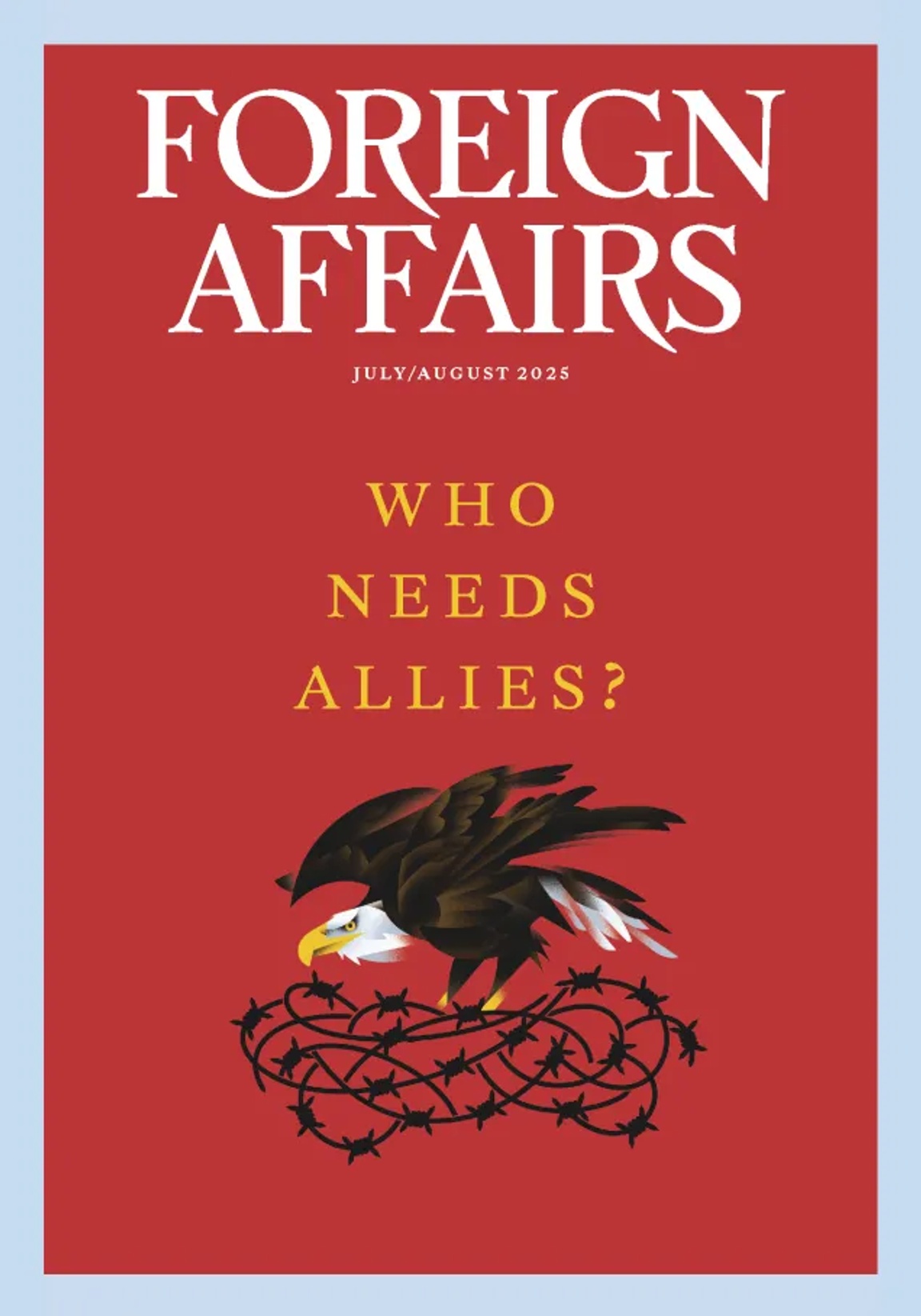 The foreign affairs cover