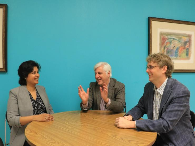 Dr. Tina Srivastava, Dan Kaufman and Dr. Charles Herder