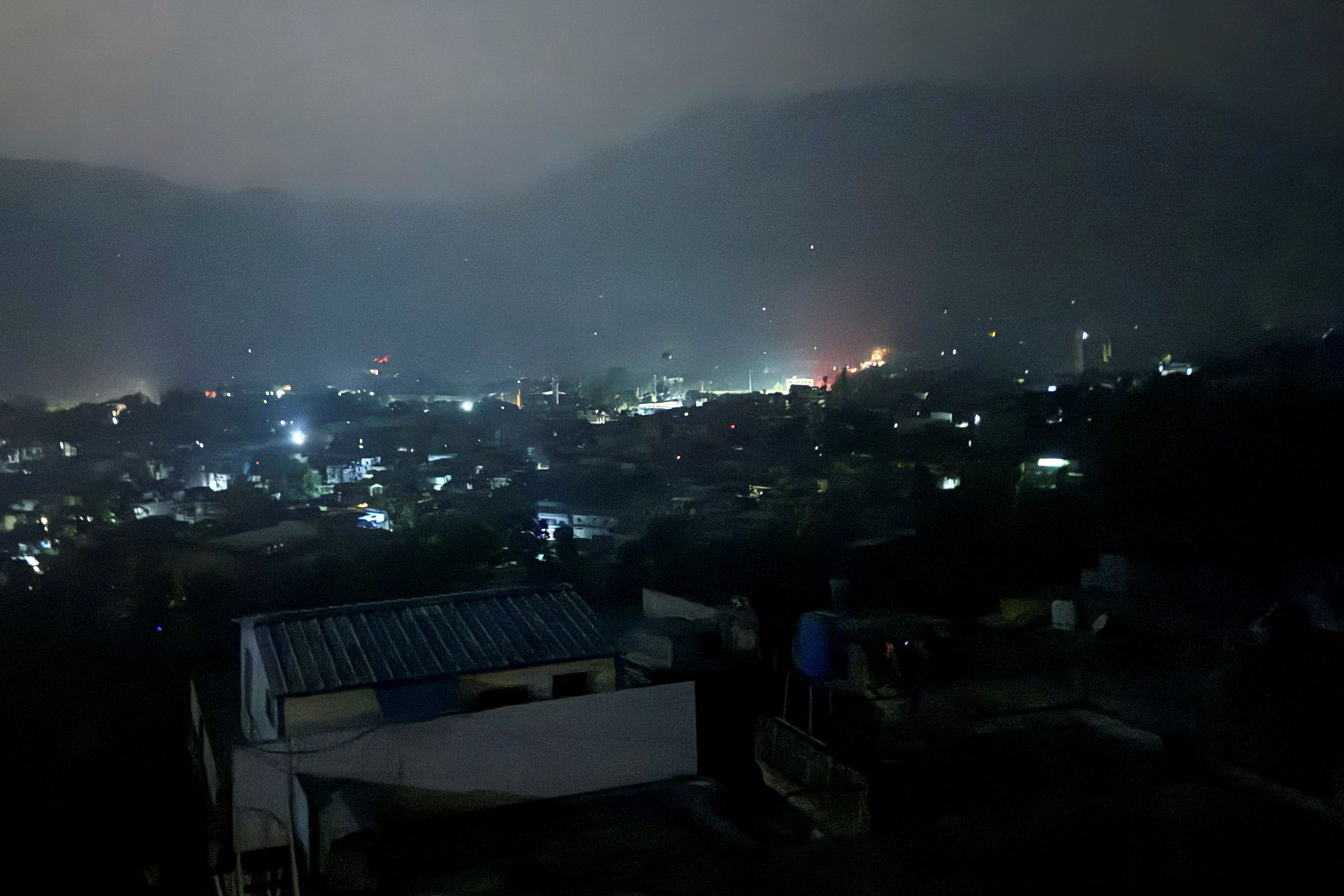 A city view of Muzaffarabad in Pakistan-administrated Kashmir.