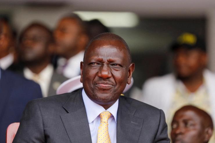 Kenyan President William Ruto at his swearing-in ceremony in Nairobi on Sept. 13, 2022.