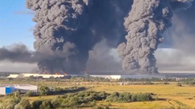 Wildberries warehouses in flames