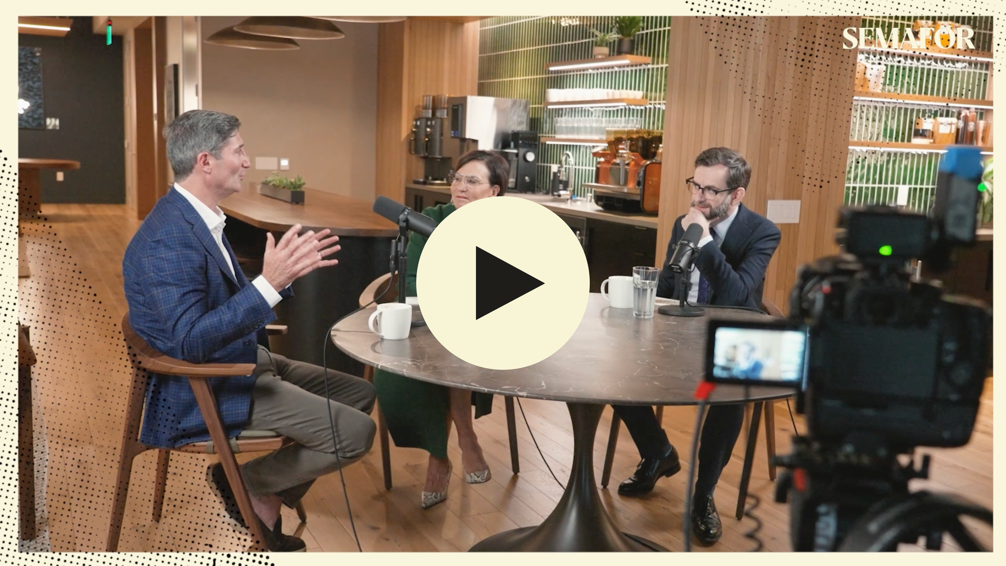 A screenshot from The CEO Signal show interview with Brian Niccol.