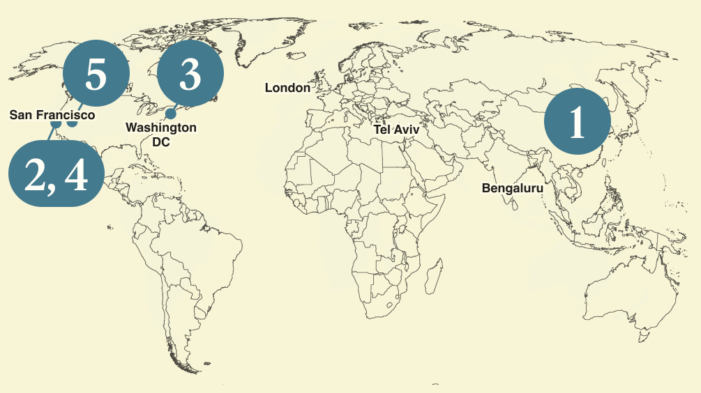 A map of the world