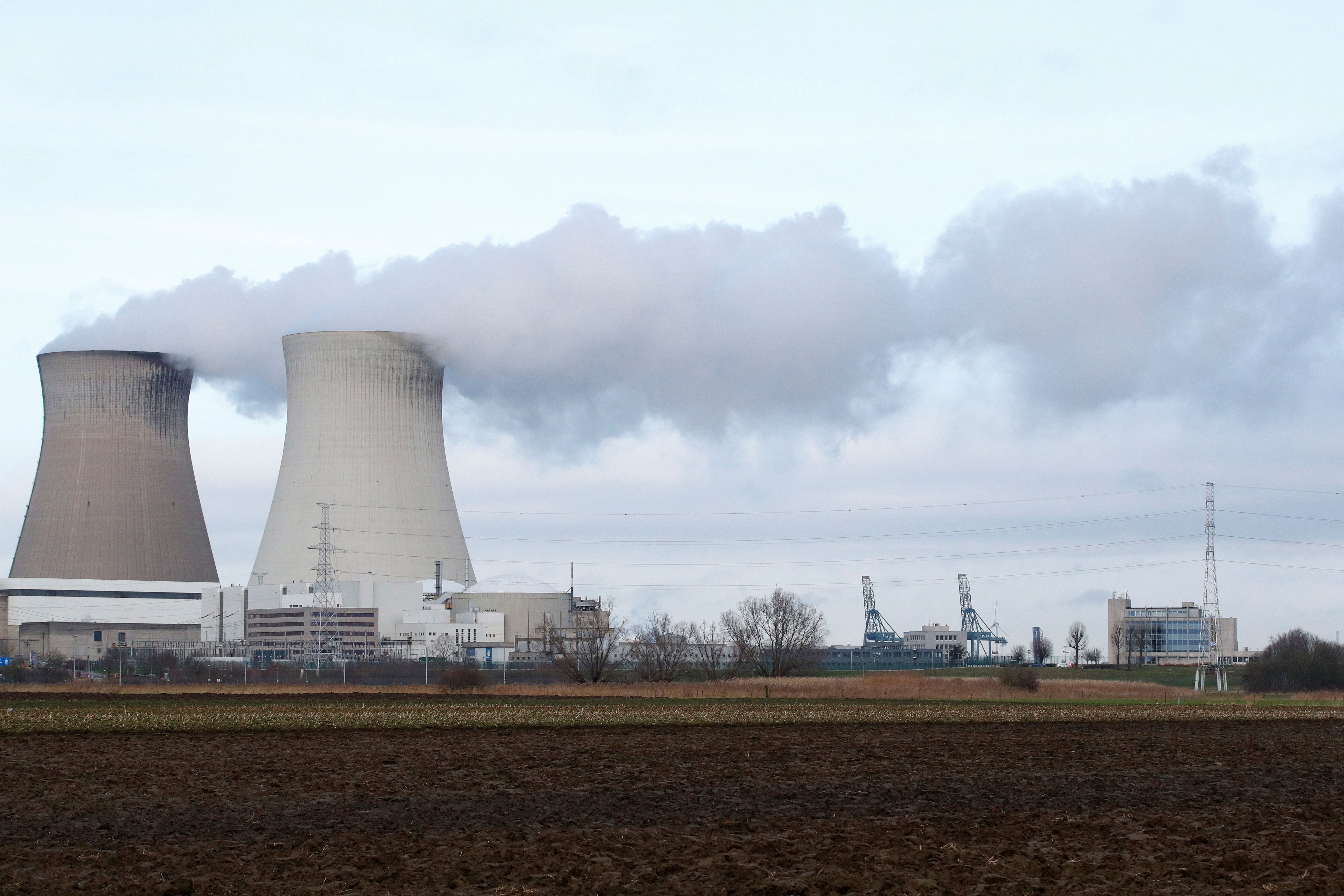 Doel Nuclear Power Station in Belgium.