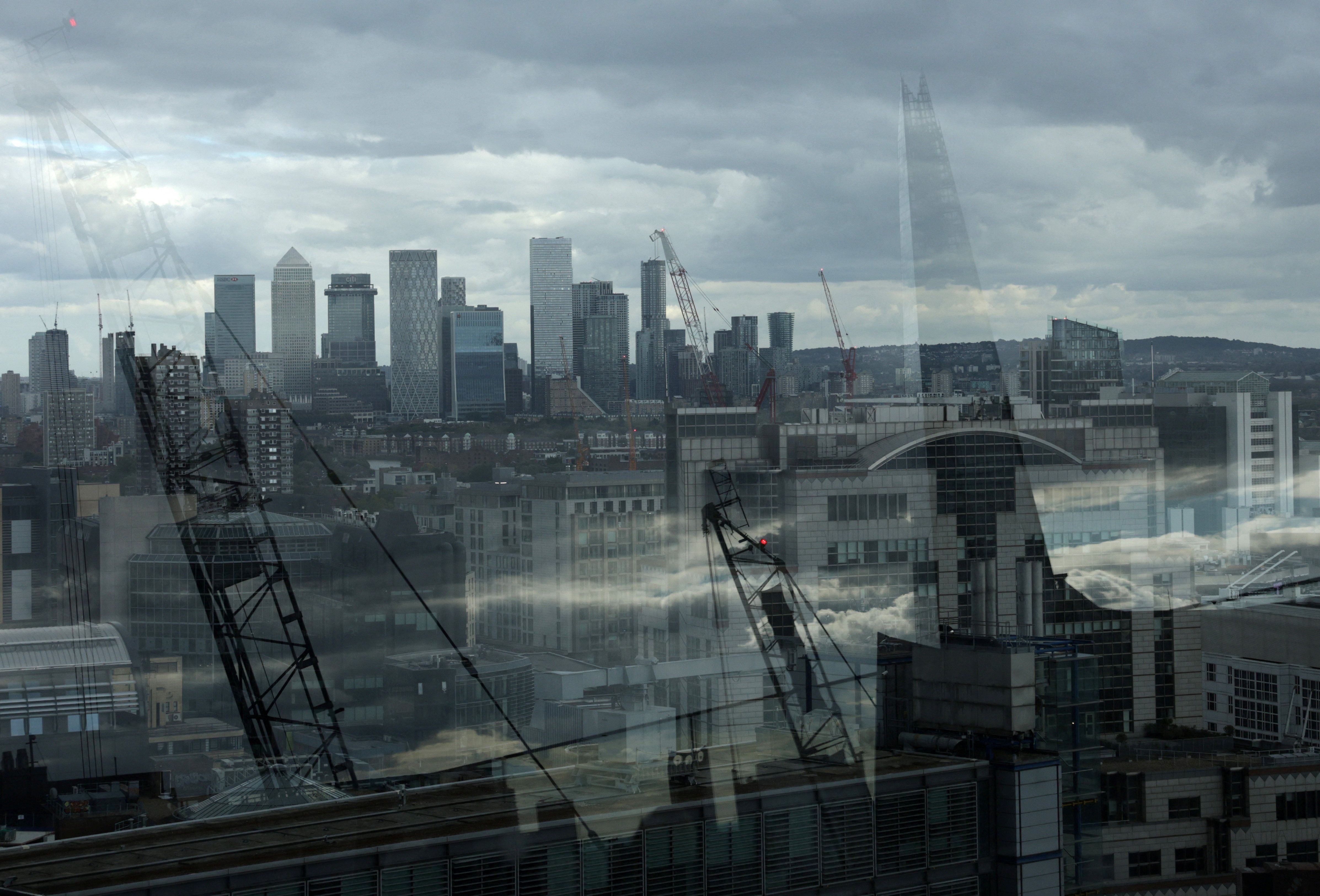 A view of London’s City.