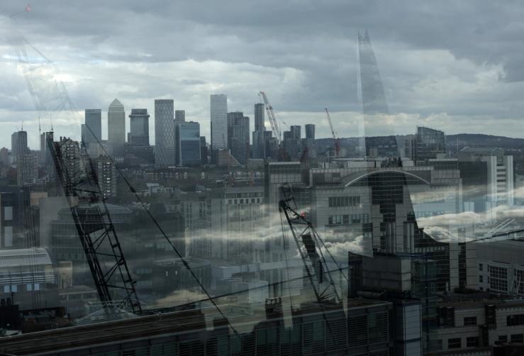 A view of London’s City.