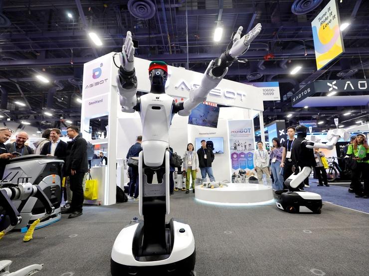An AgiBot humanoid