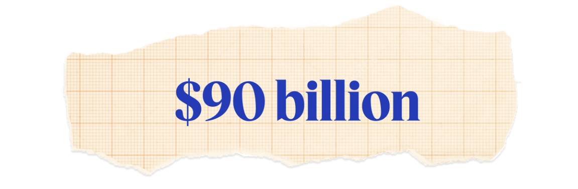 $90 billion