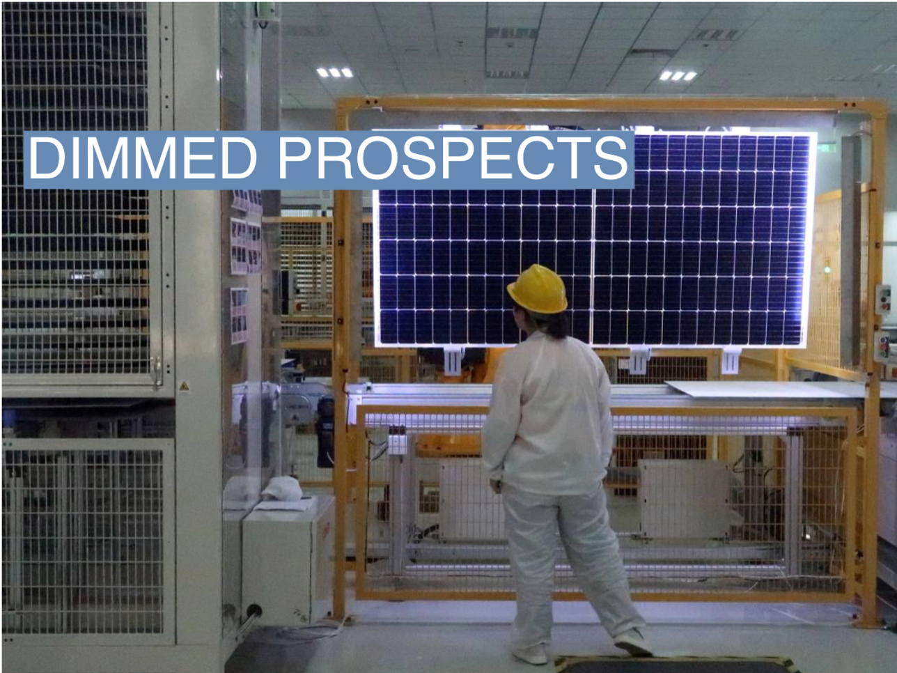 China solar panel factory