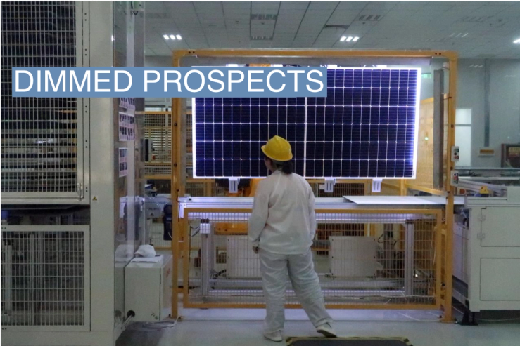 China solar panel factory