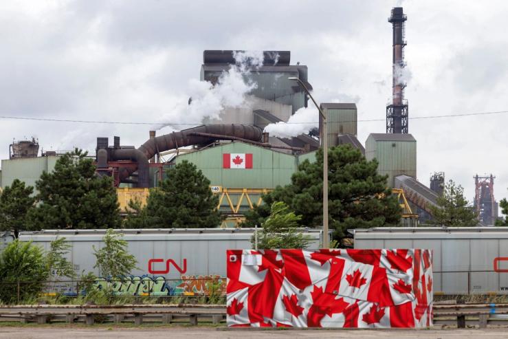 ArcelorMittal steel plant in Ontario, Canada.