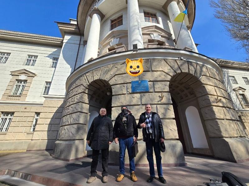 Khaled Alfaiomi in Ukraine.