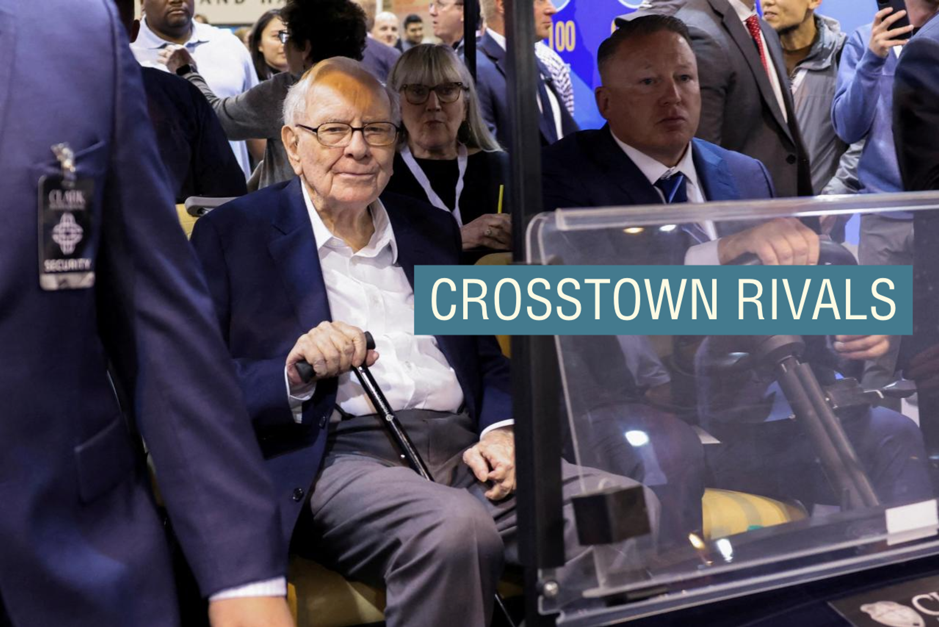 Berkshire Hathaway Chairman Warren Buffett attends the Berkshire Hathaway Inc annual shareholders’ meeting in Omaha, Nebraska.